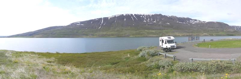 2013-06-15_0950 Panorama at our overnighter at Ljosavatn, Iceland.JPG