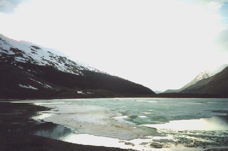 2002-06-11 12 Sunwapta Lake, Athabasca Glacier, Icefilelds Parkway, Alberta
