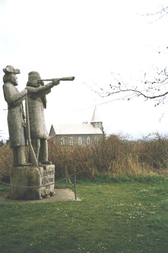 2002-03-30 4 Lewis & Clark monument at Chinook, Washington State