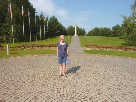 2012-07-27_1031__5748R Rosie at the Centre of Europe near Vilnius, Lithuania.JPG